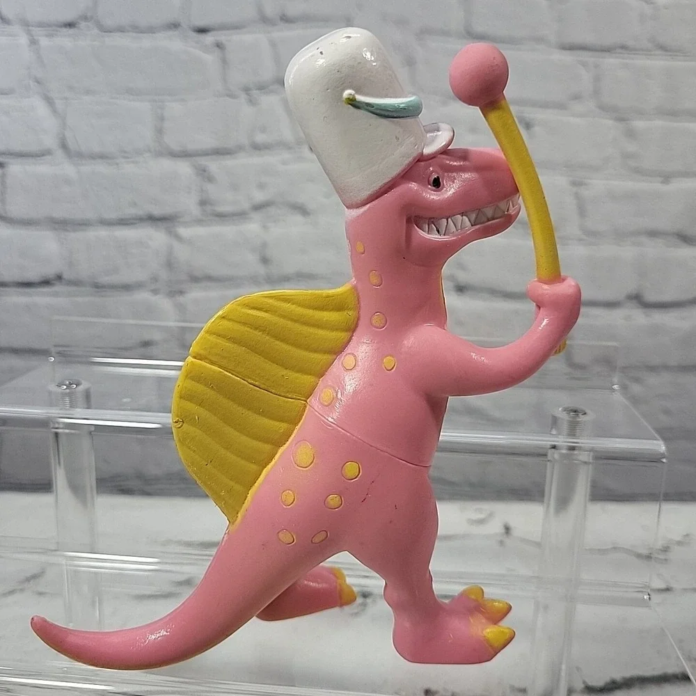 Dinosaur Train Marching Band Conductor Pink T-Rex Action Figure By Ankyo